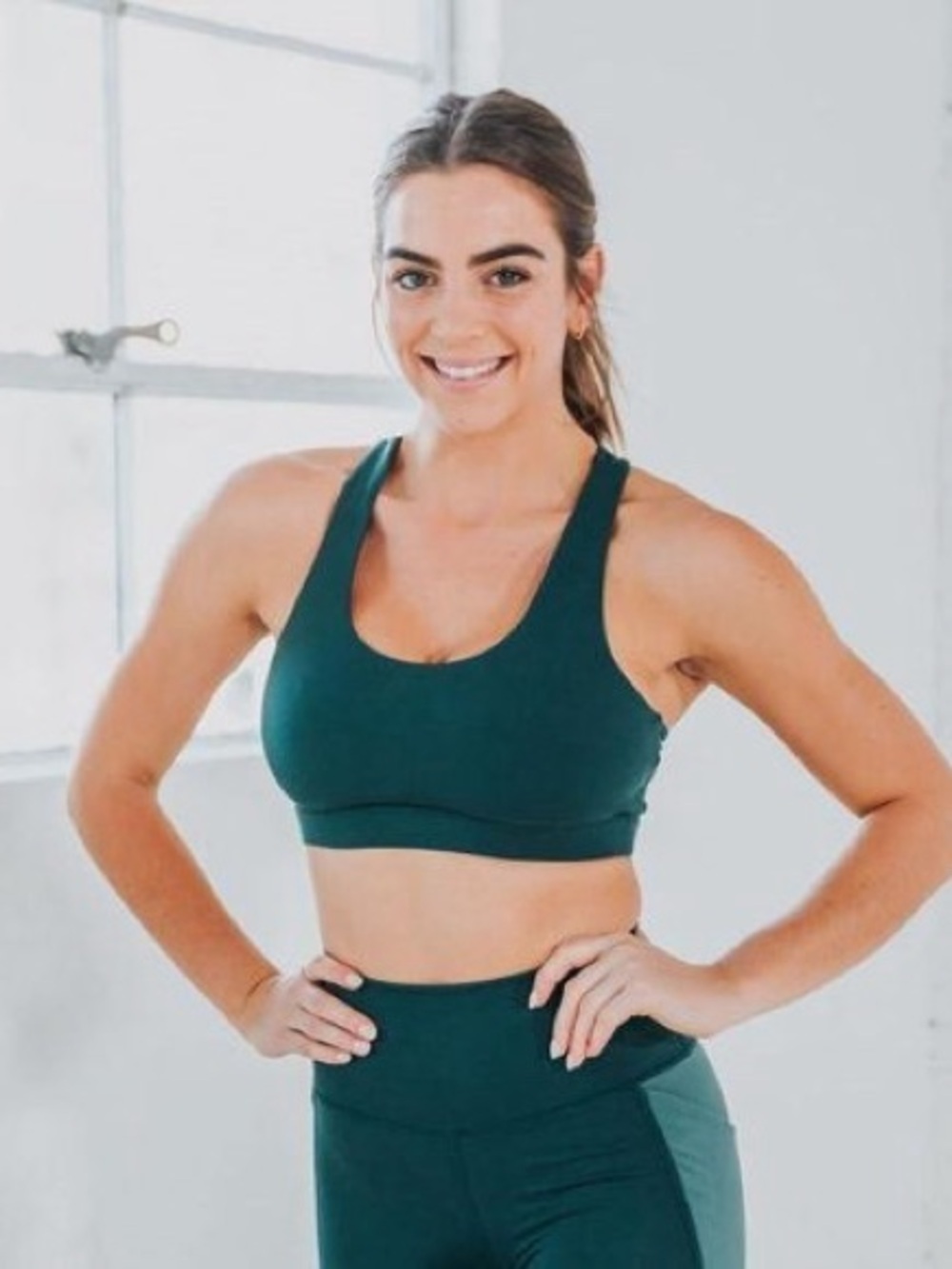 Senita Athletics Barre Mesh Sports Bra - Ponderosa
